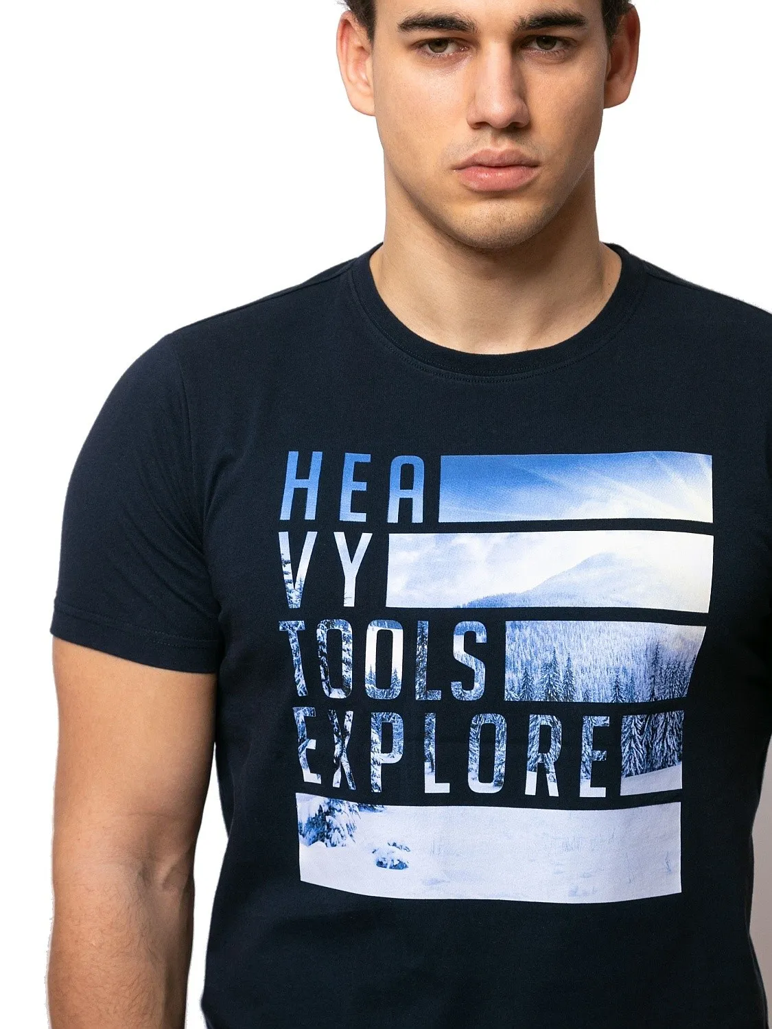 T-Shirt Heavy Tools Meer - Navy - men´s