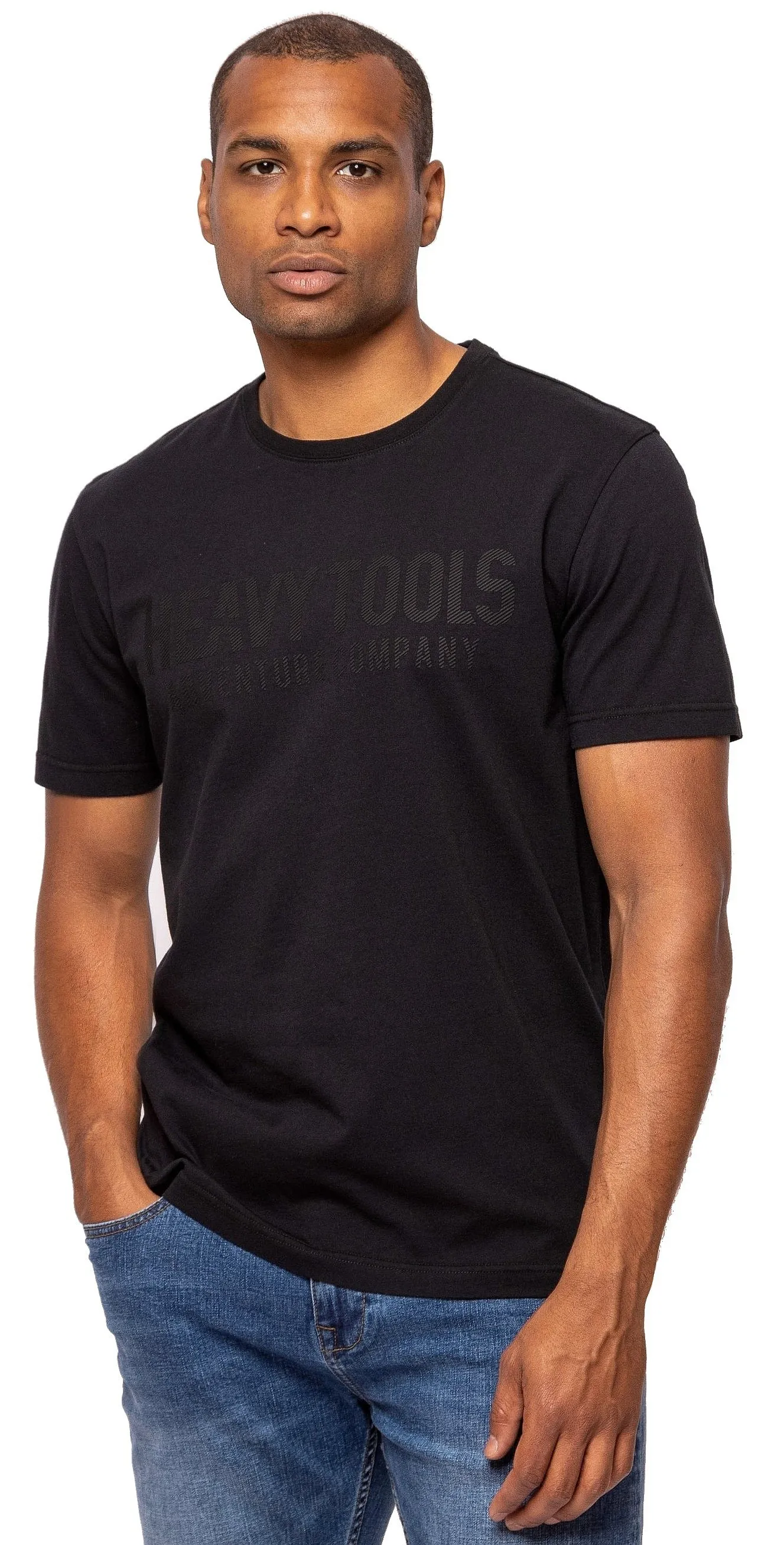 T-Shirt Heavy Tools Milan - Black - men´s