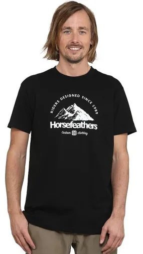 T-Shirt Horsefeathers Mountain - Black - men´s