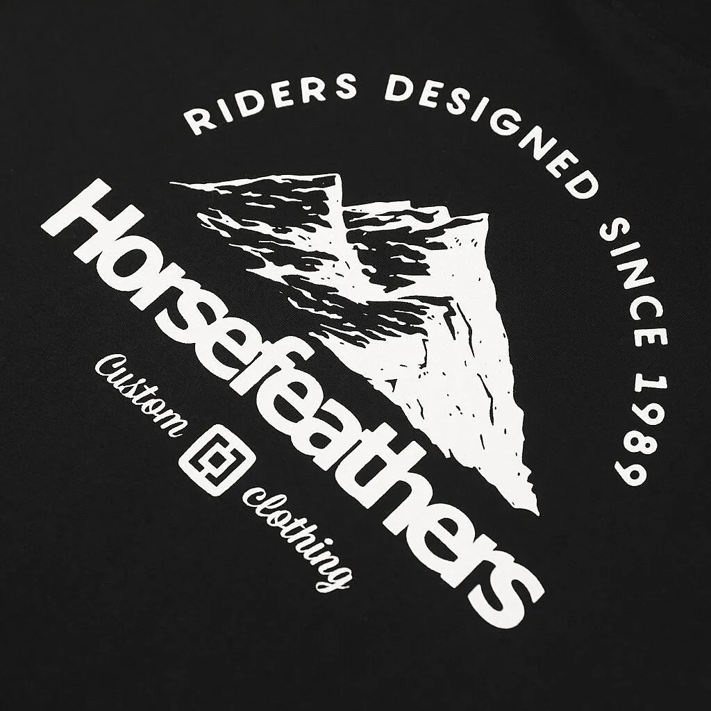 T-Shirt Horsefeathers Mountain - Black - men´s