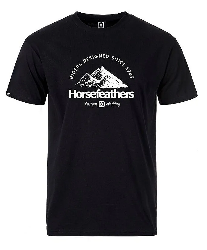 T-Shirt Horsefeathers Mountain - Black - men´s