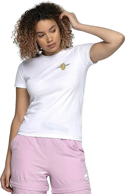 T-Shirt Santa Cruz Barbed Oval Dot - White - women´s