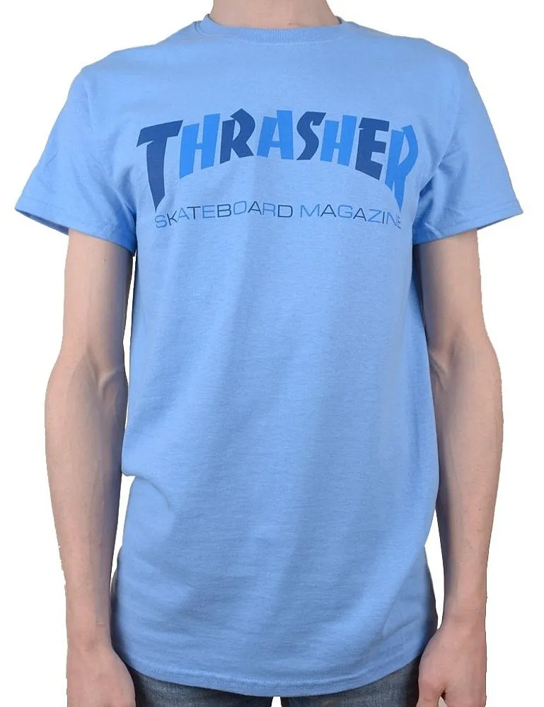 T-Shirt Thrasher Checkers - Carolina Blue - men´s