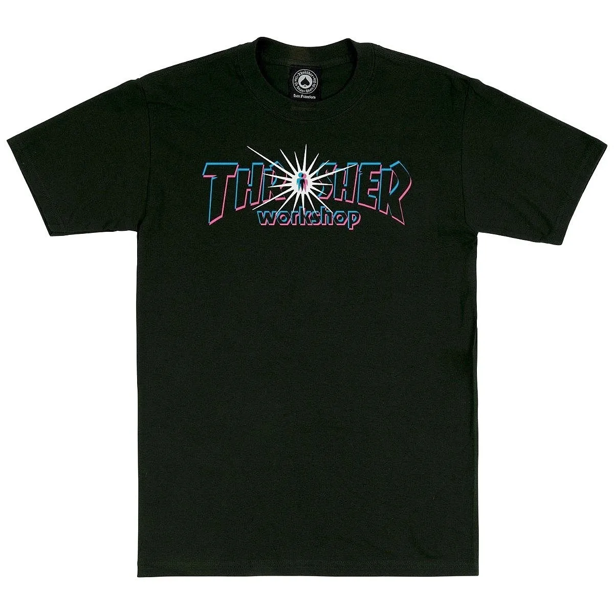 T-Shirt Thrasher Thrasher x AWS Nova - Black - men´s