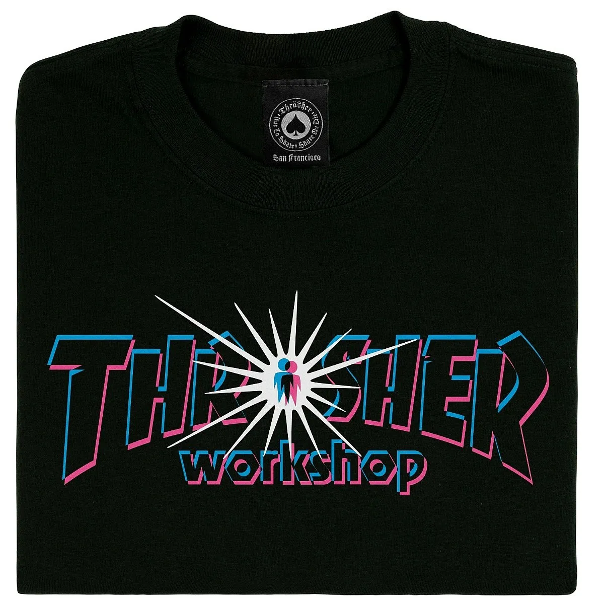 T-Shirt Thrasher Thrasher x AWS Nova - Black - men´s