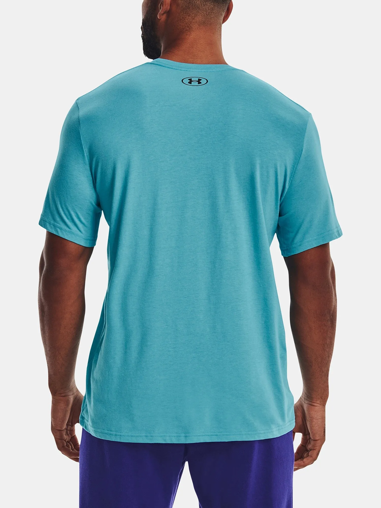 T-Shirt Under Armour Sportstyle Left Chest - Glacier Blue/Black - men´s