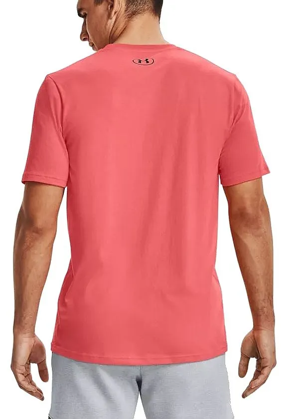 T-Shirt Under Armour Sportstyle Left Chest - Venom Red/Black - men´s