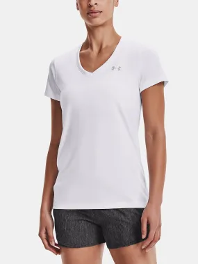 T-Shirt Under Armour Tech SSV Solid - White - women´s