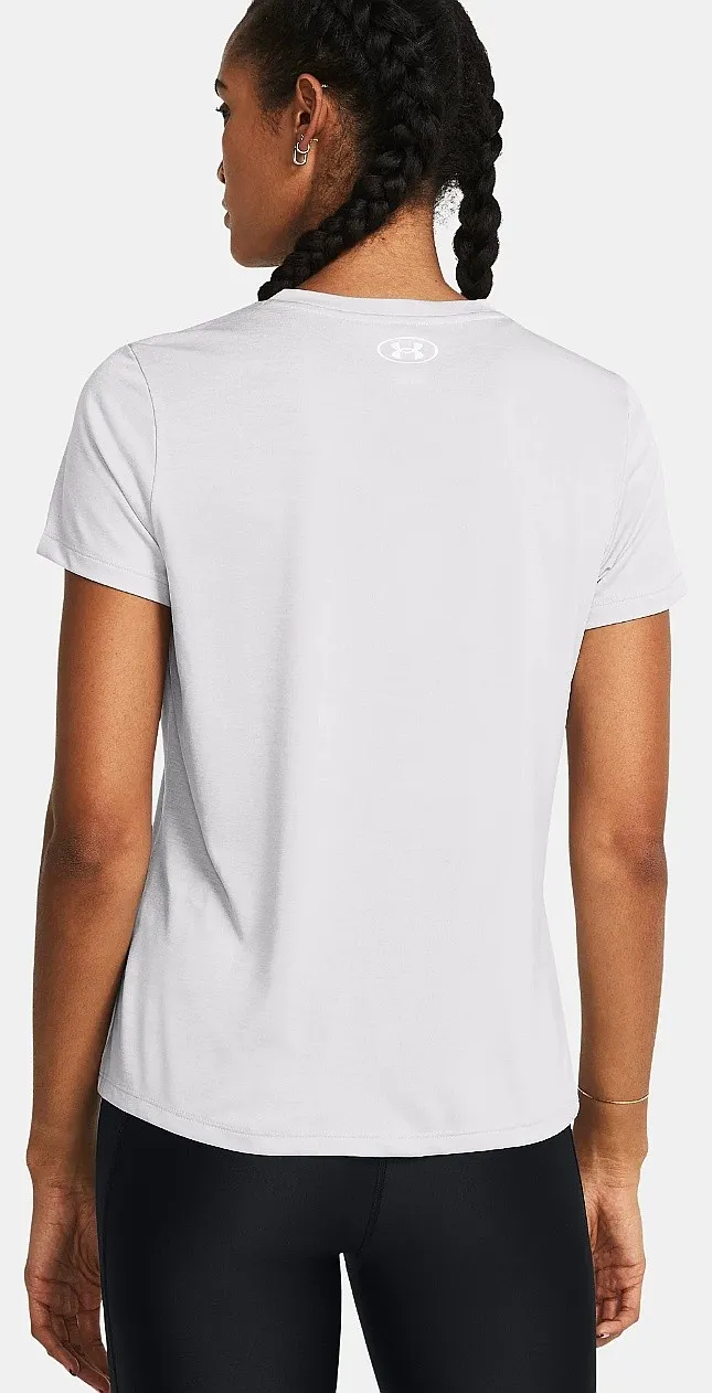 T-Shirt Under Armour Tech SSV Twist - Halo Gray/White - women´s