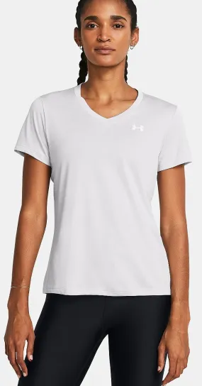 T-Shirt Under Armour Tech SSV Twist - Halo Gray/White - women´s