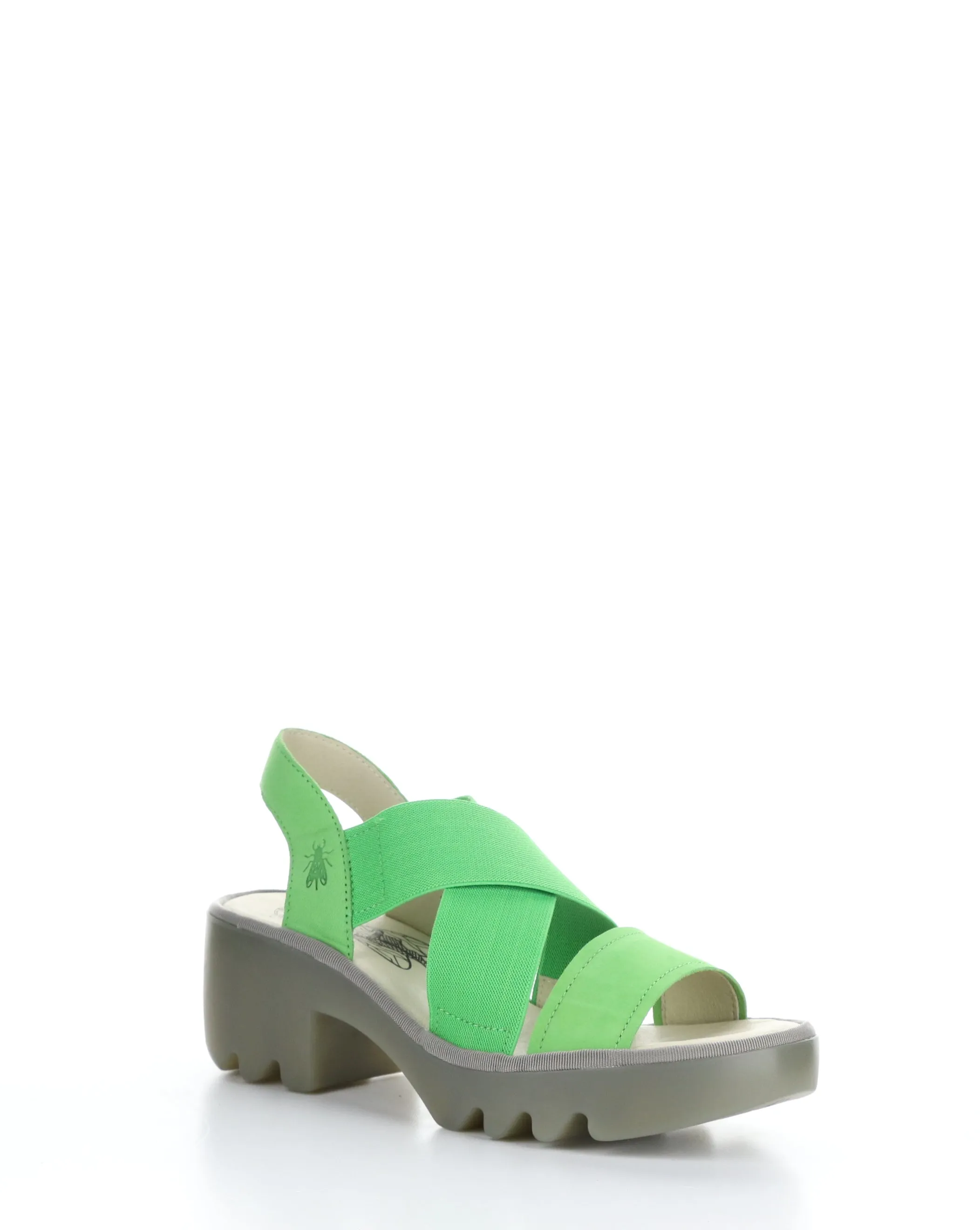 Green Round Toe Sandals TAJI502FLY by Fly London