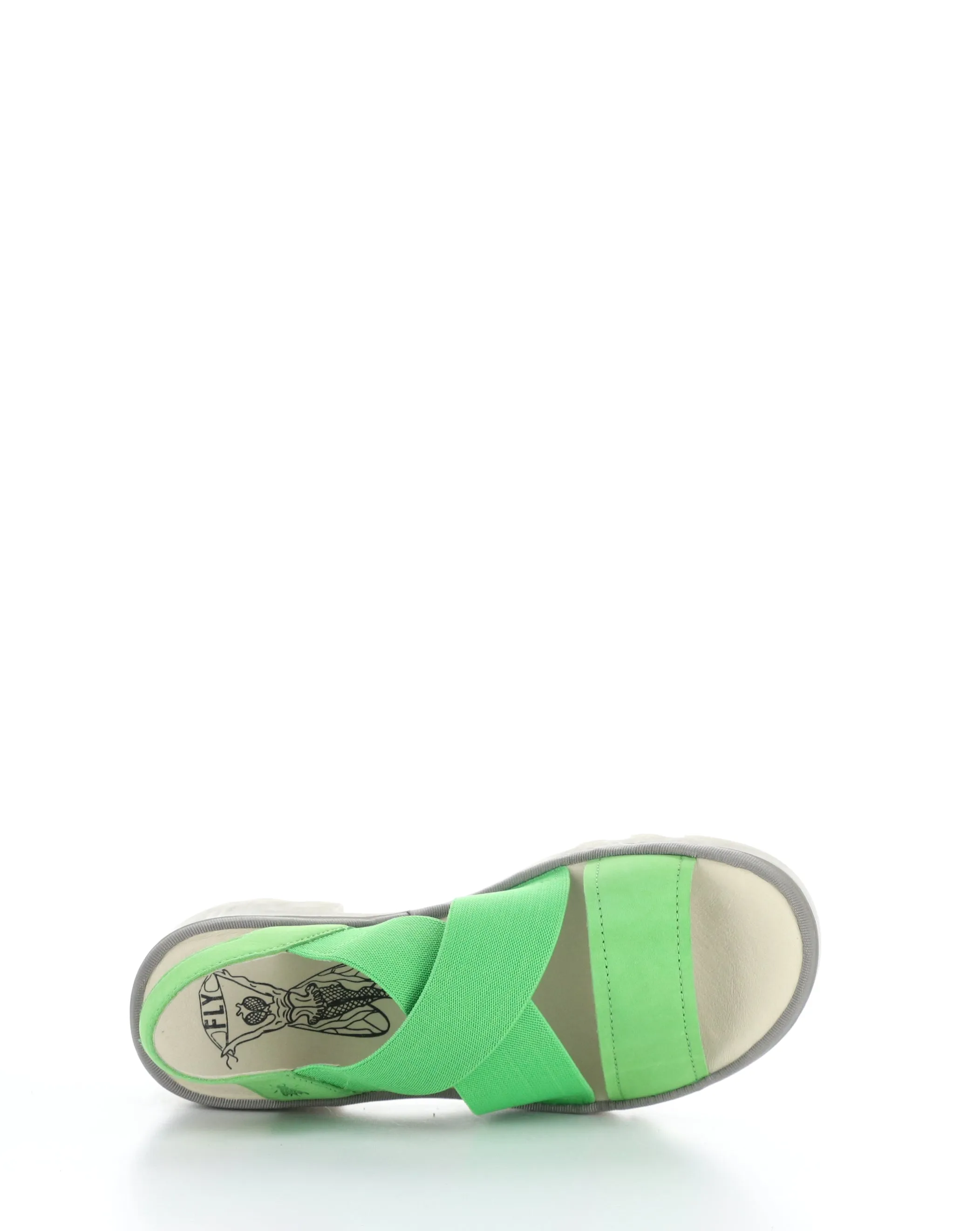 Green Round Toe Sandals TAJI502FLY by Fly London