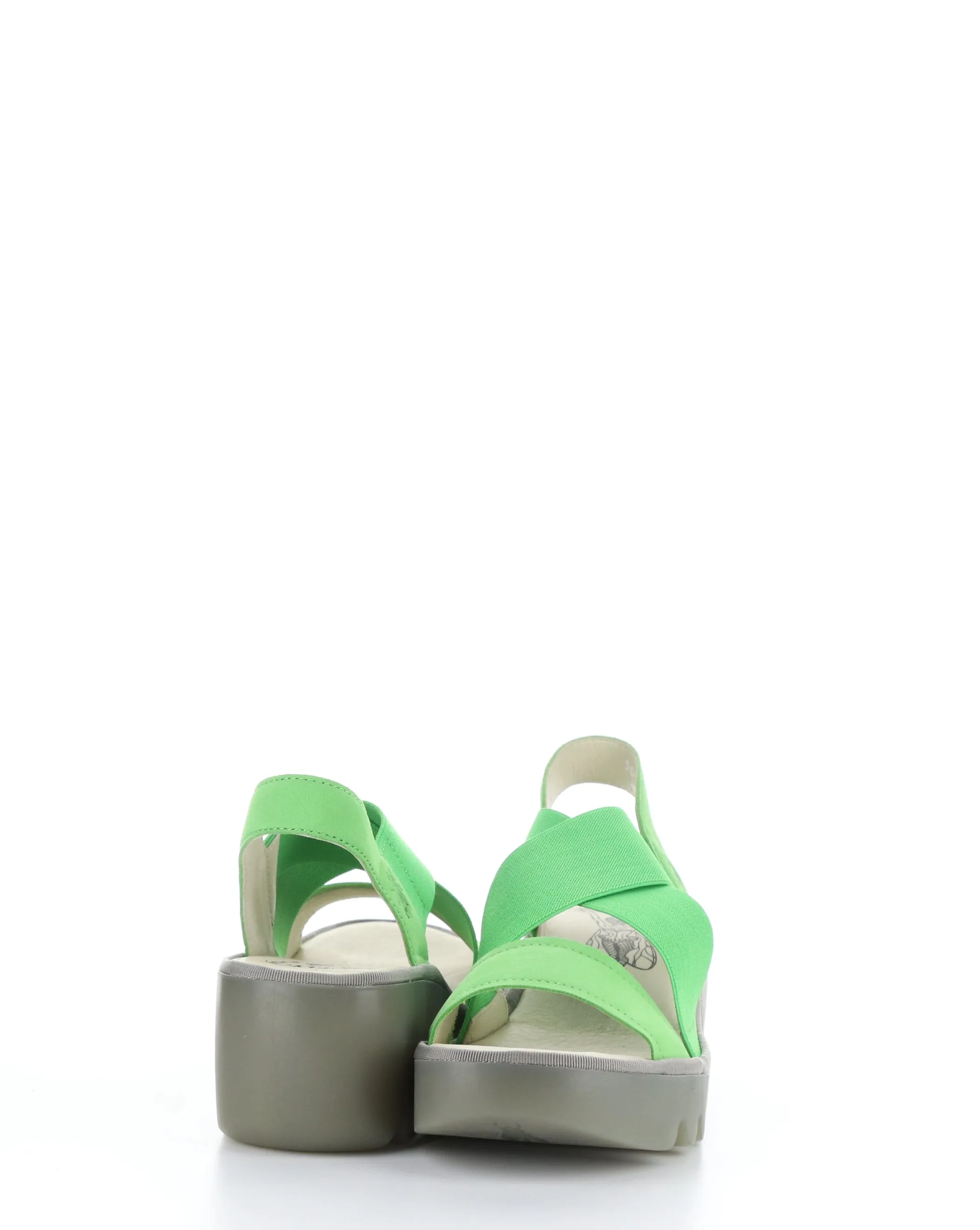 Green Round Toe Sandals TAJI502FLY by Fly London