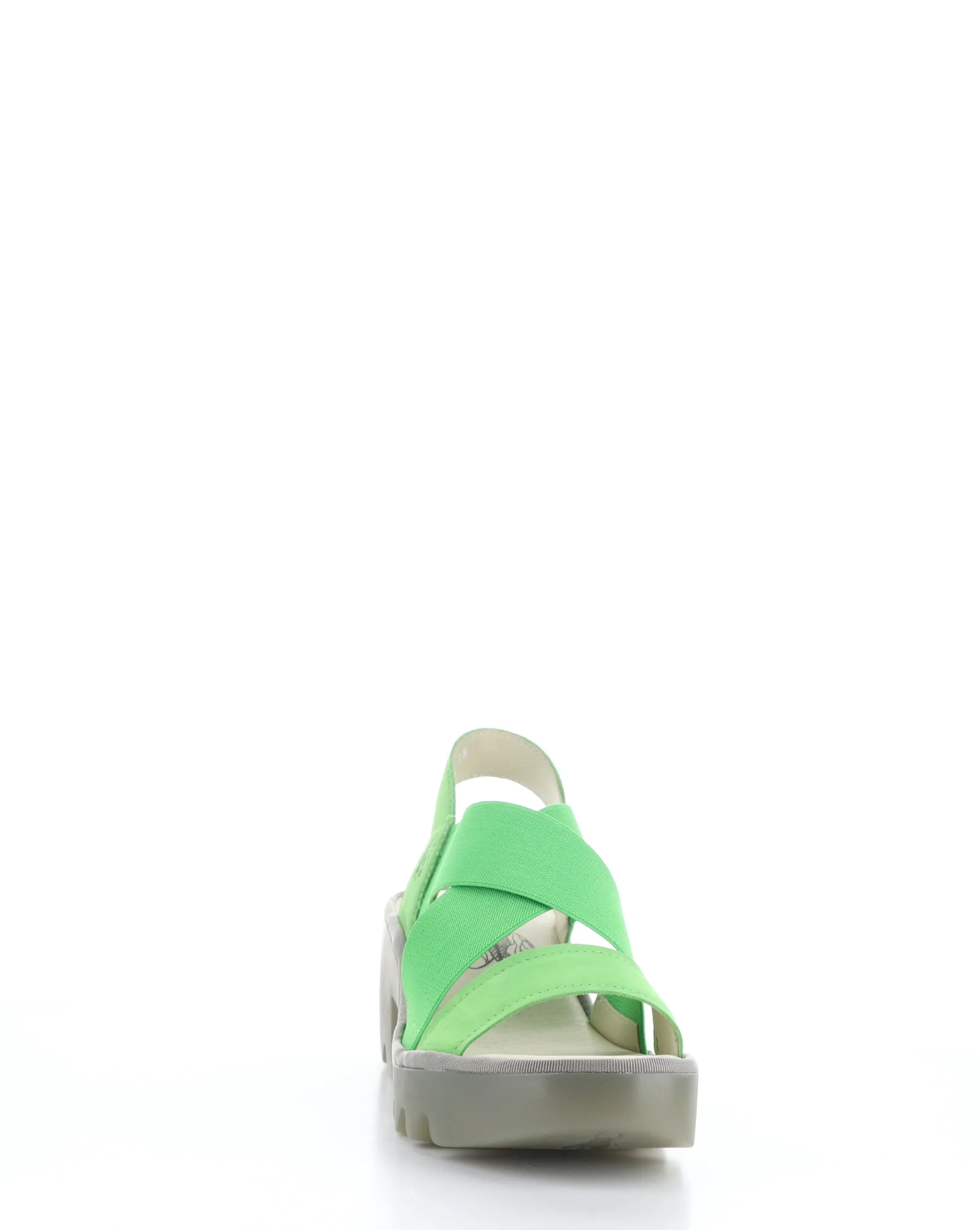 Green Round Toe Sandals TAJI502FLY by Fly London