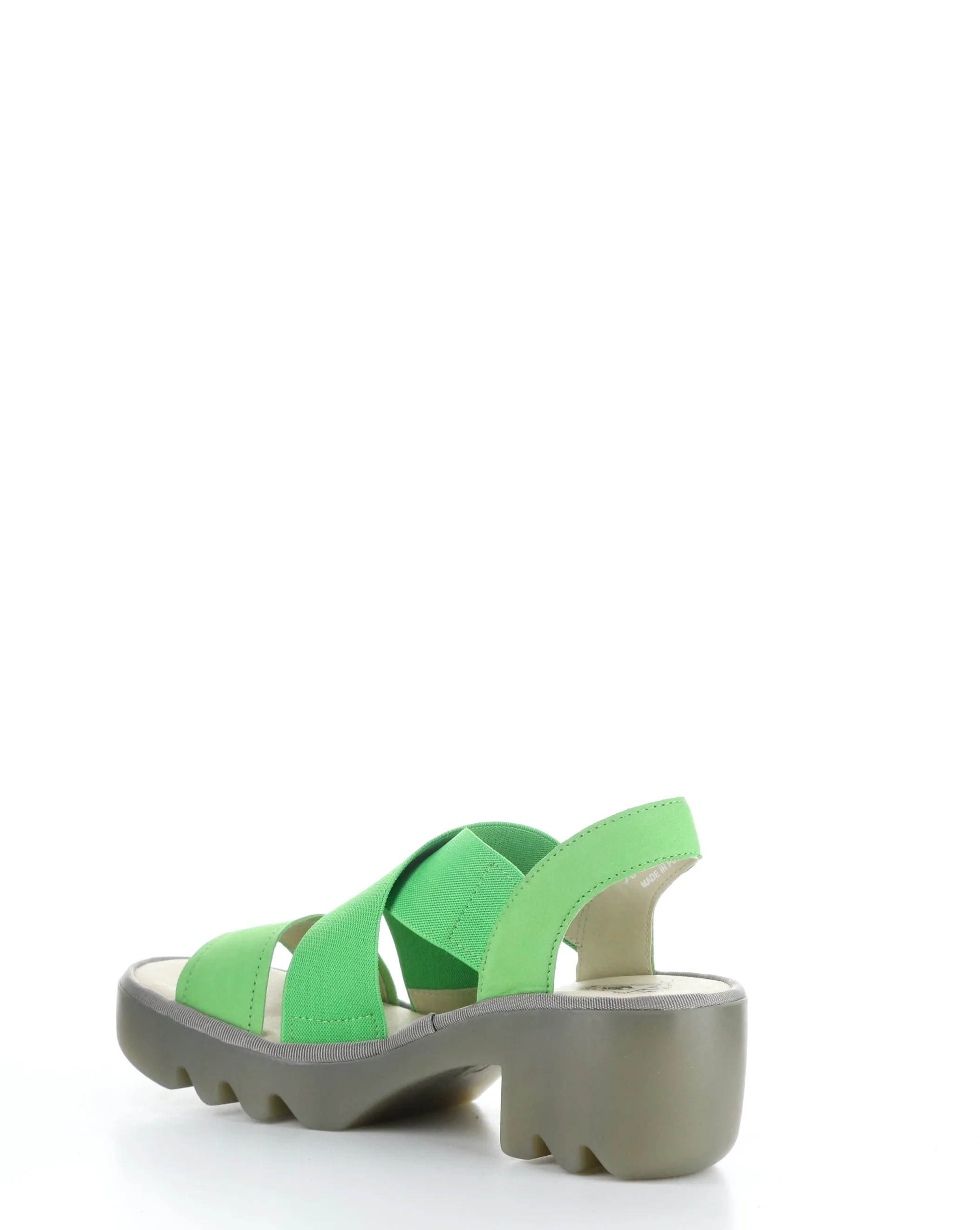 Green Round Toe Sandals TAJI502FLY by Fly London