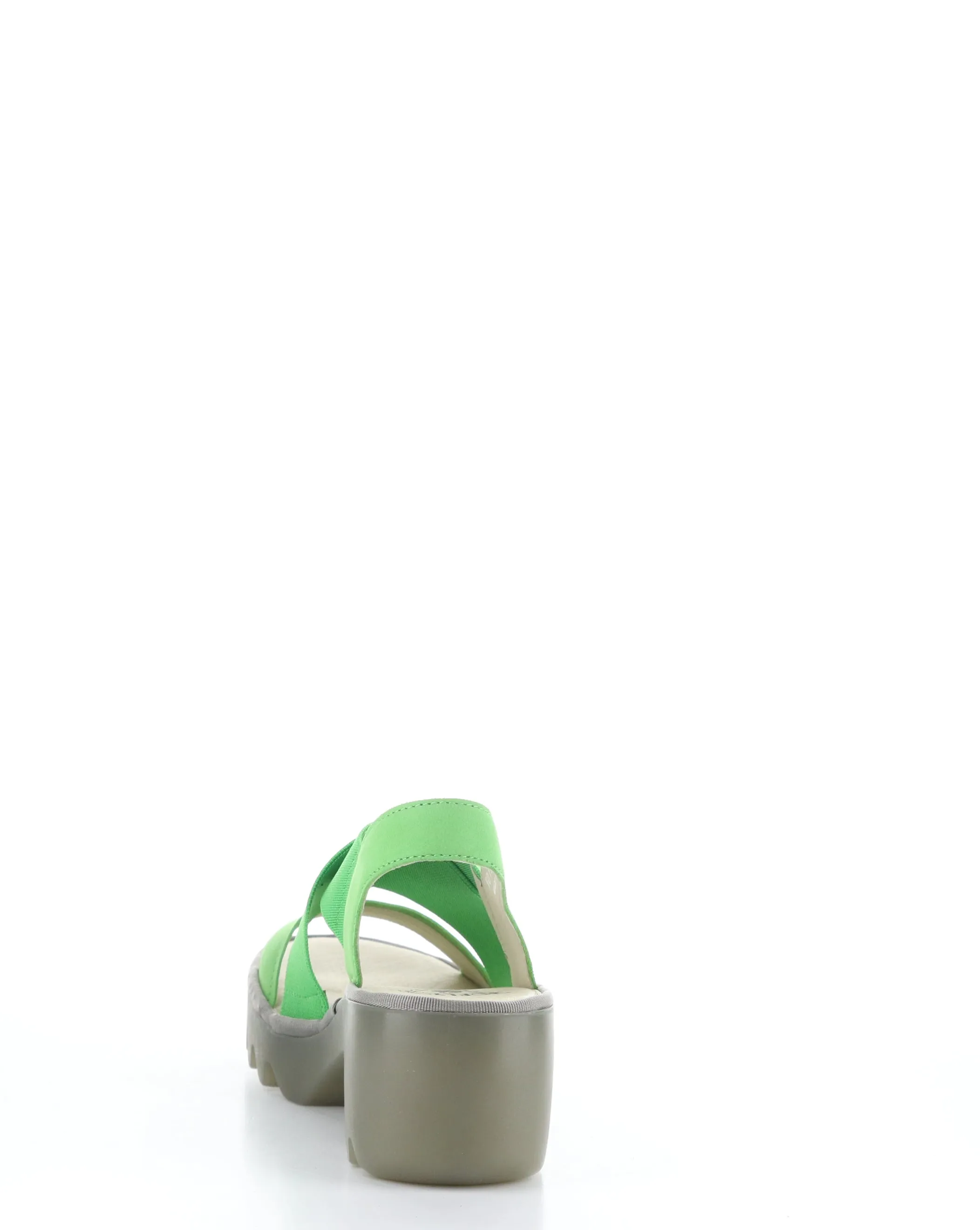 Green Round Toe Sandals TAJI502FLY by Fly London