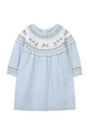 Tartine Floral Embroidery Knit Dress