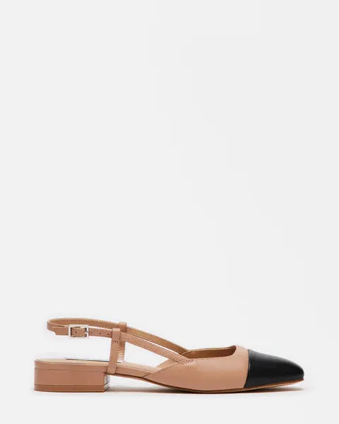 The Belinda Slingback Flat - Tan