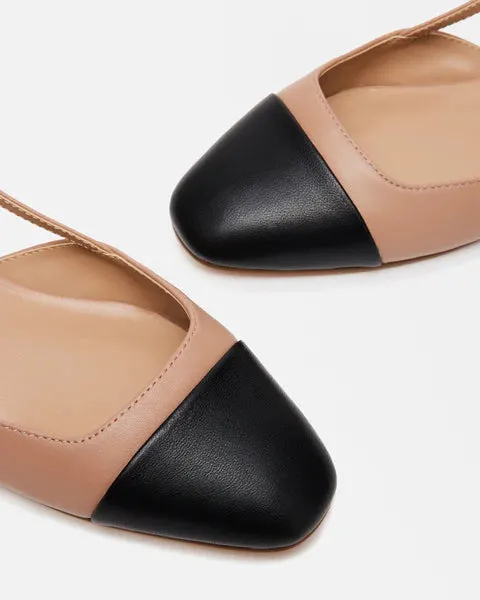 The Belinda Slingback Flat - Tan