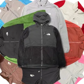 north face denali fleece sweatshirt