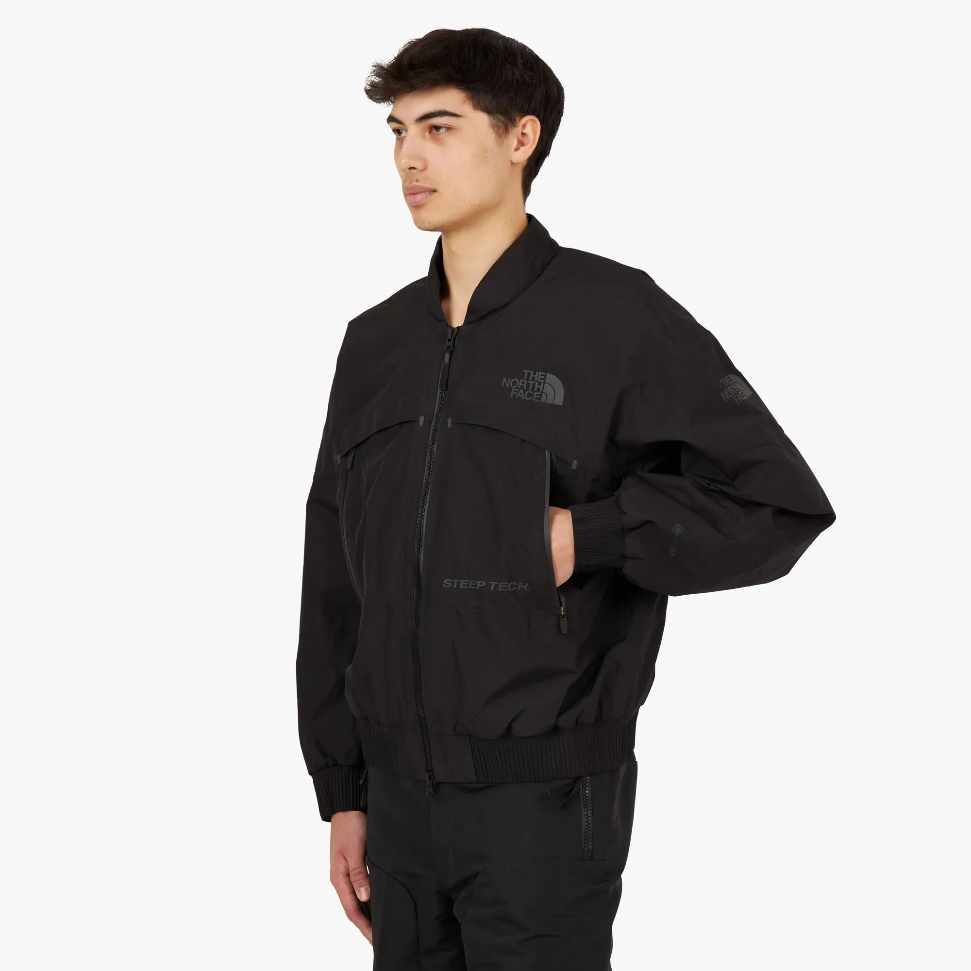 The North Face RMST Steep Tech Bomb Shell GORE-TEX Jacket / White Dune