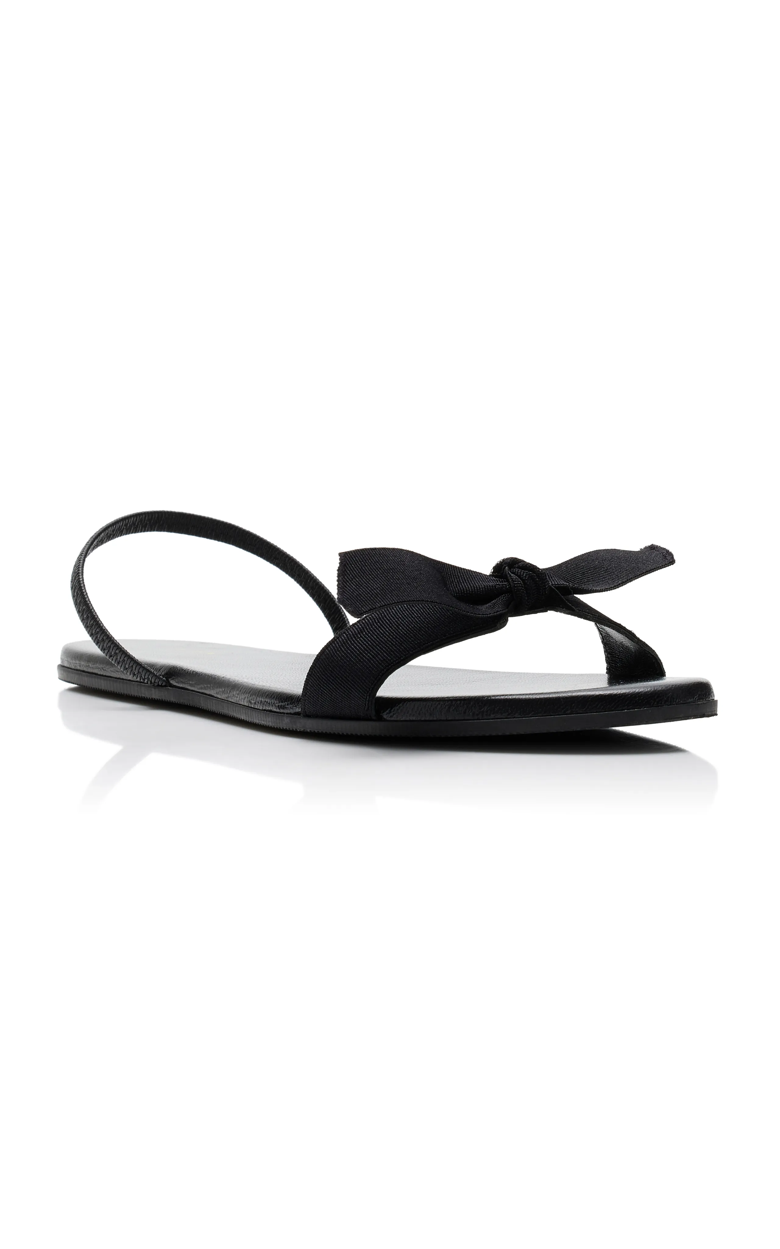 The Row Bow-Detailed Grosgrain Sandals