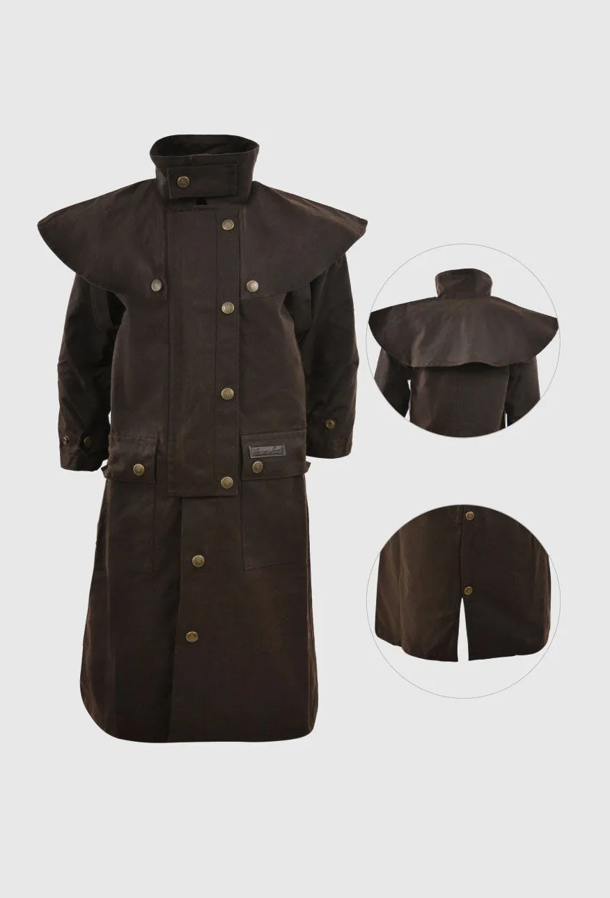 Thomas Cook Kids Oilskin Long Coat High Country