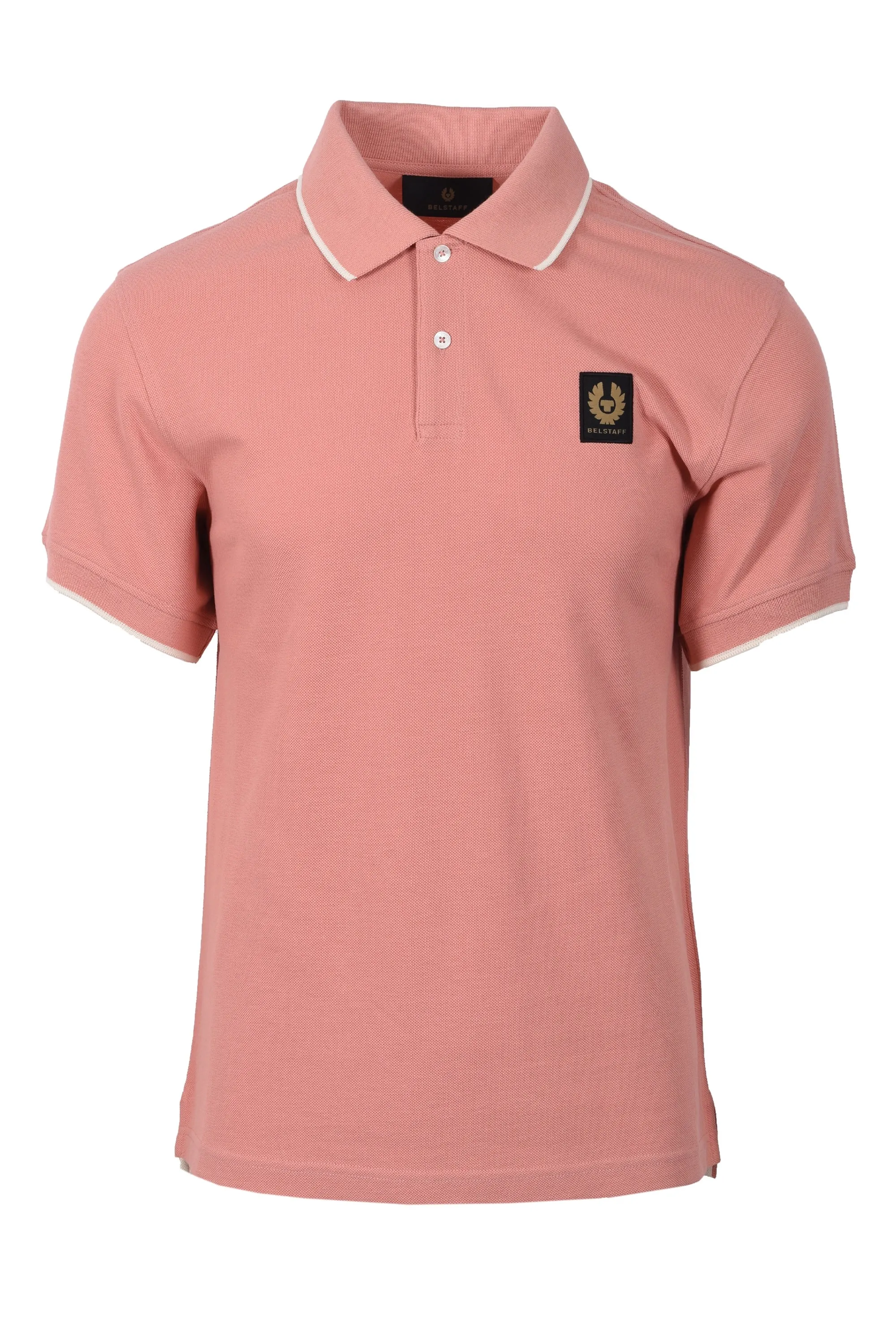 Tipped Polo Rust Pink