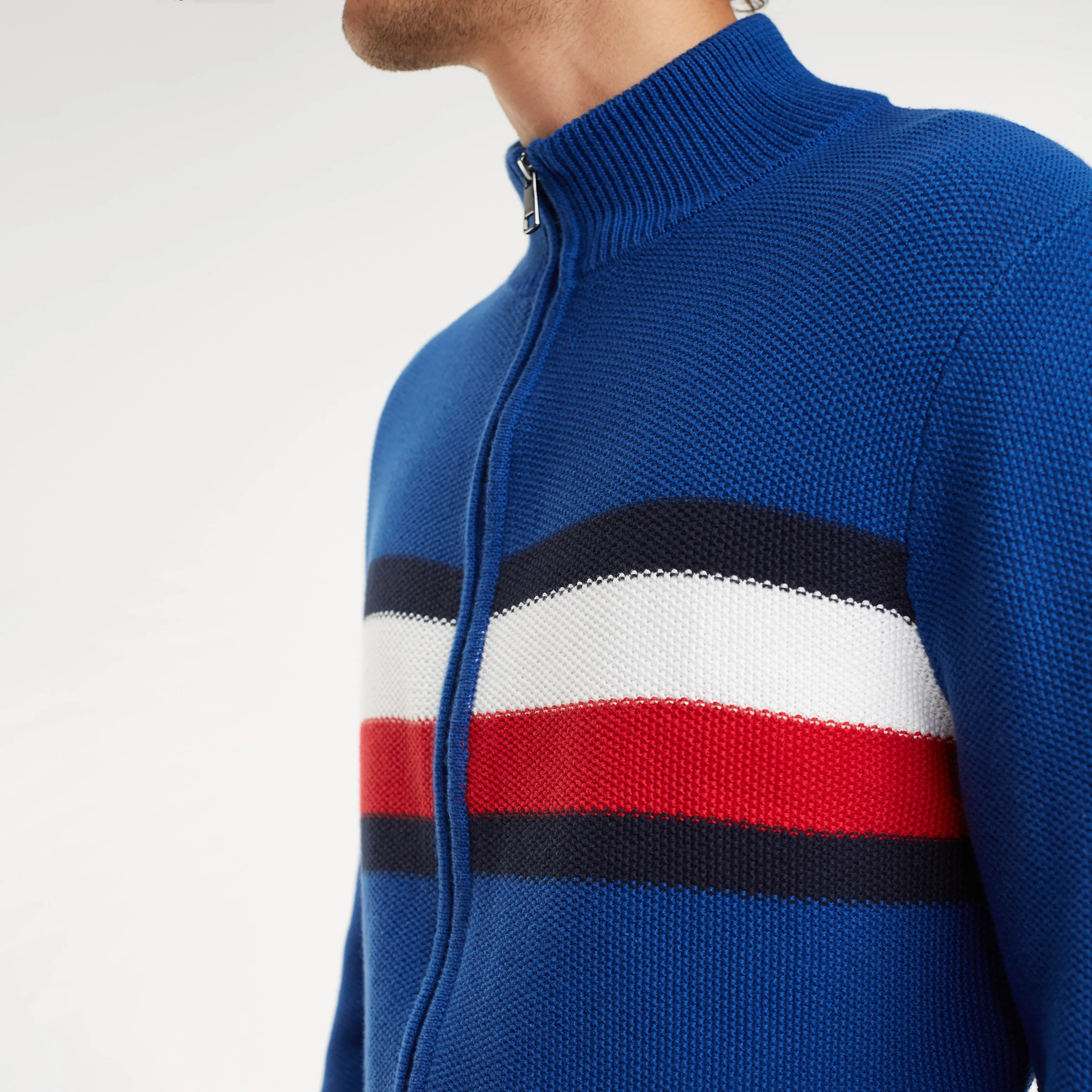 Tommy Hilfiger Color-Blocked Zip Jumper