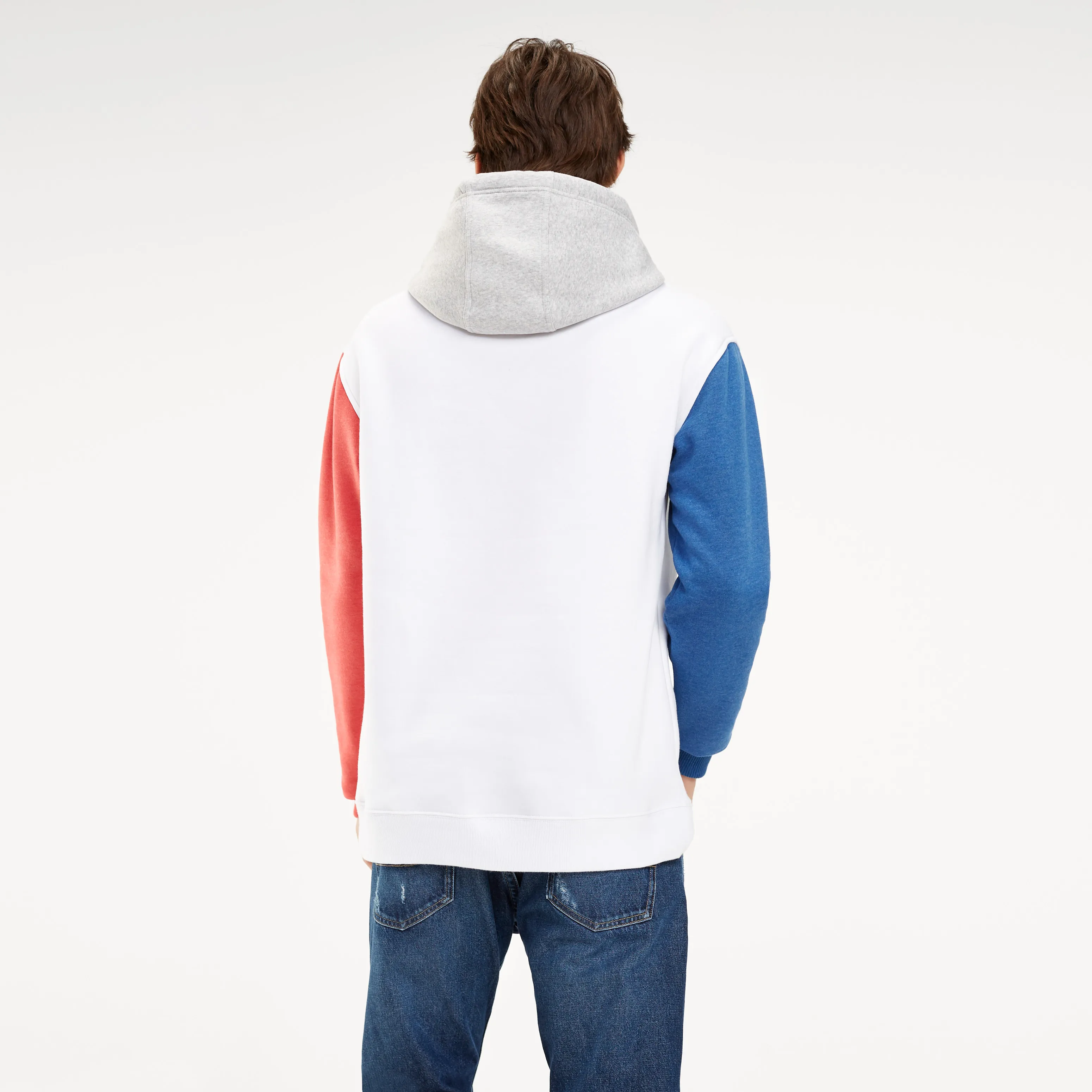 Tommy Hilfiger Colour-Blocked Hoodie Fleece Jumpers