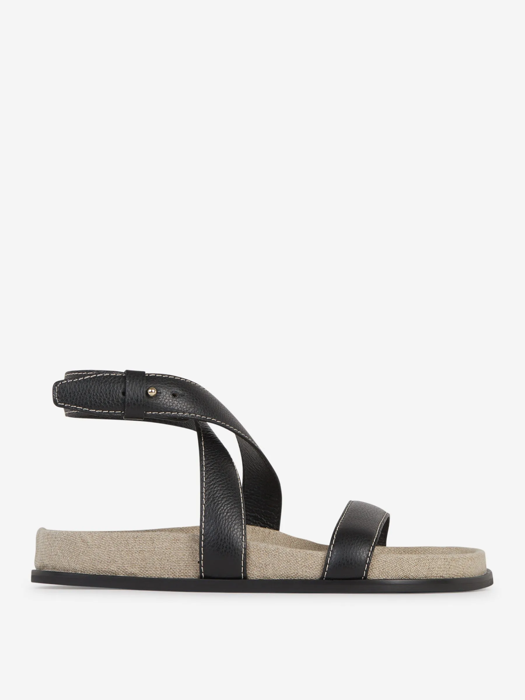 TOTEME The Leather Chunky Sandals 