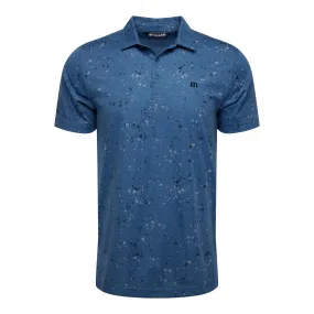 Travis Mathew men's splatter print golf shirt.