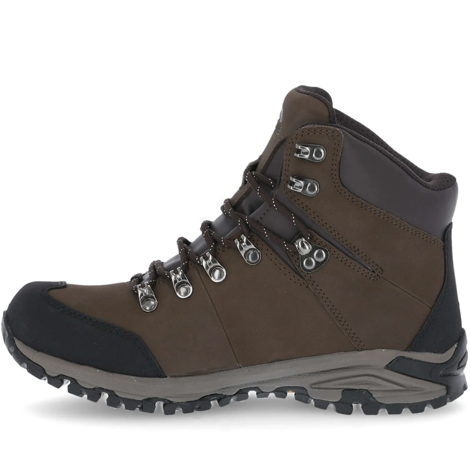 Trespass Womens Baylin Waterproof Vibram Walking Boots - Smokey Brown