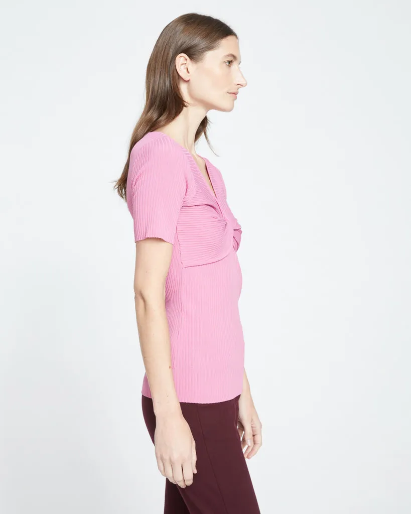 Twist Knit Top - Anemone