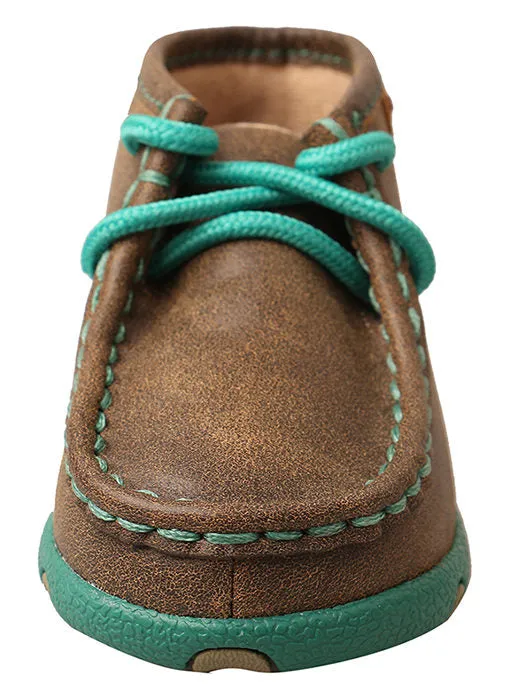 Twisted X Infant Chukka Driving Moc-Bomber/Turquoise