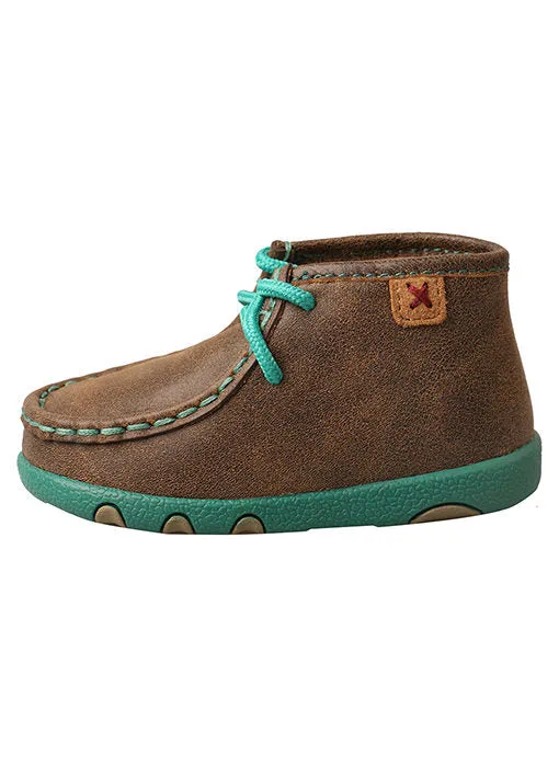 Twisted X Infant Chukka Driving Moc-Bomber/Turquoise