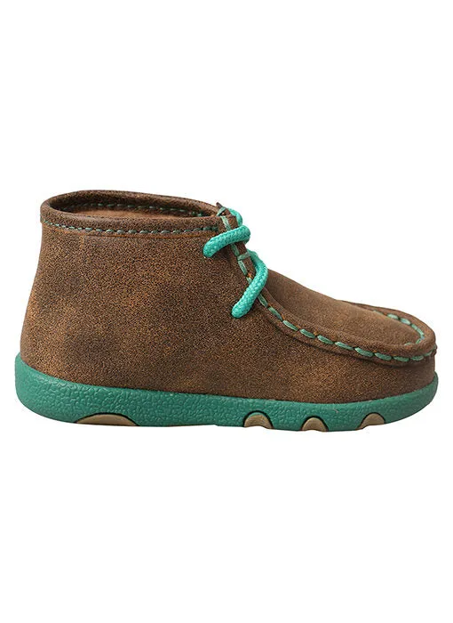 Twisted X Infant Chukka Driving Moc-Bomber/Turquoise