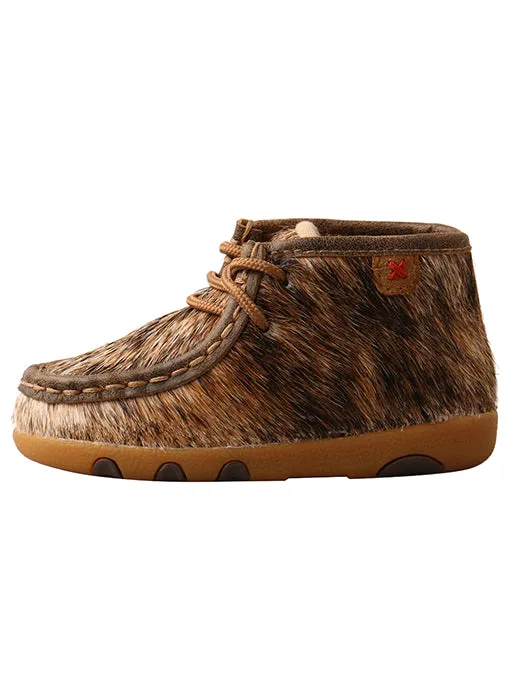 Twisted X Infant Chukka Driving Moc Brindle Hair On