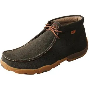 Twisted X Men's Steel Toe Chukka Driving Moc-Rubberized Brown - Workwear