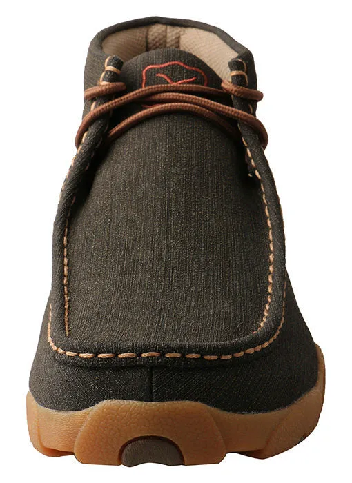 Twisted X Men's Steel Toe Chukka Driving Moc-Rubberized Brown - Workwear