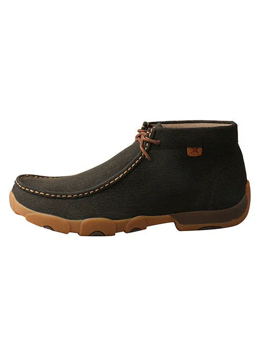 Twisted X Men's Steel Toe Chukka Driving Moc-Rubberized Brown - Workwear