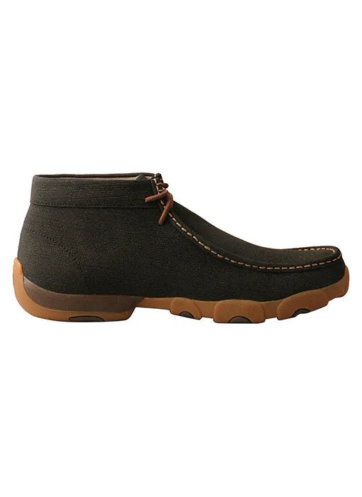 Twisted X Men's Steel Toe Chukka Driving Moc-Rubberized Brown - Workwear