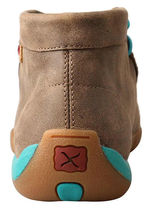 Twisted X Women's Chukka Driving Moc Bomber Turquoise