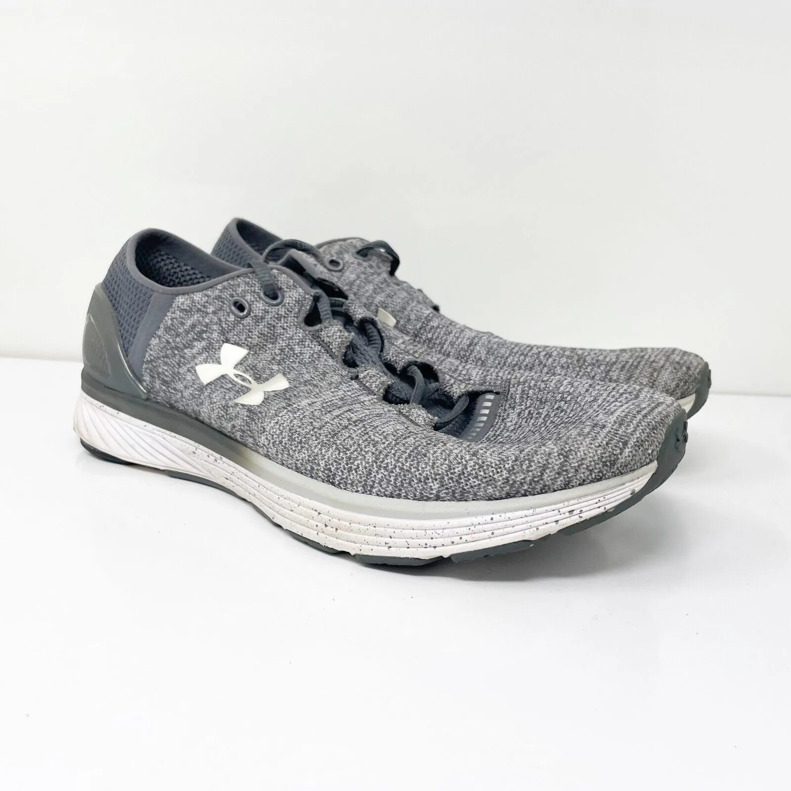 Under Armour Mens Charged Bandit 3 1295725-002 Gray Running Shoes Sneakers 9.5