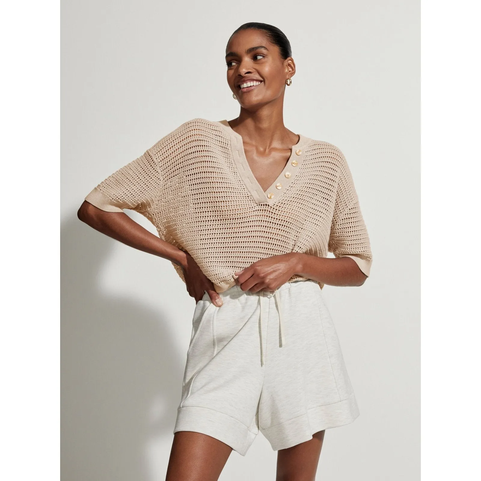 Varley Callie Knit Top