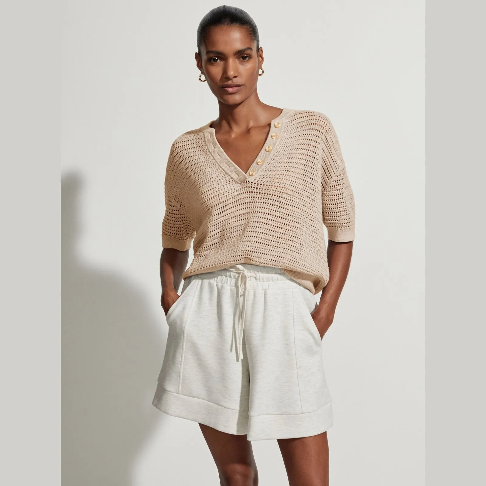 Varley Callie Knit Top