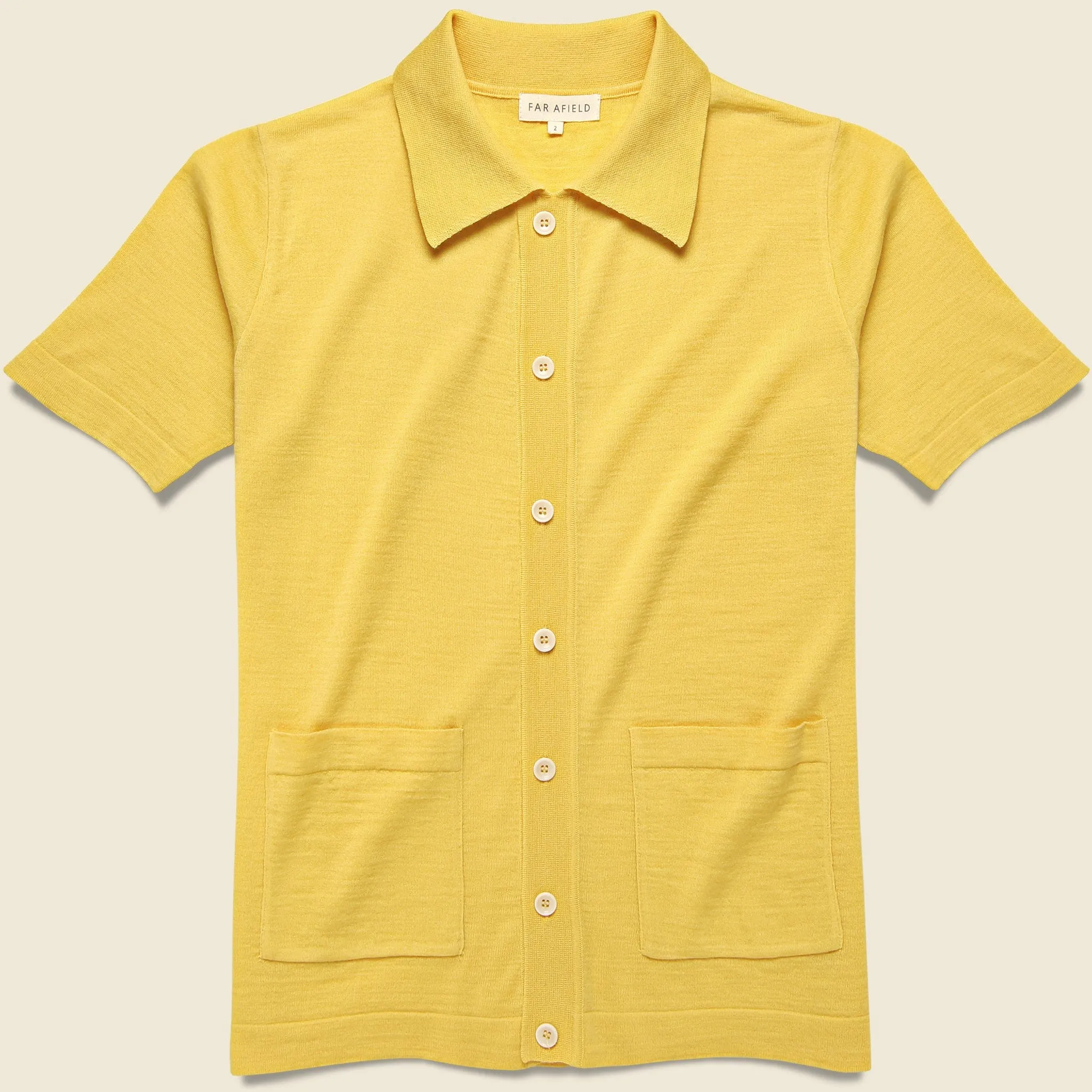 Velzey Cabana Polo - Cornsilk