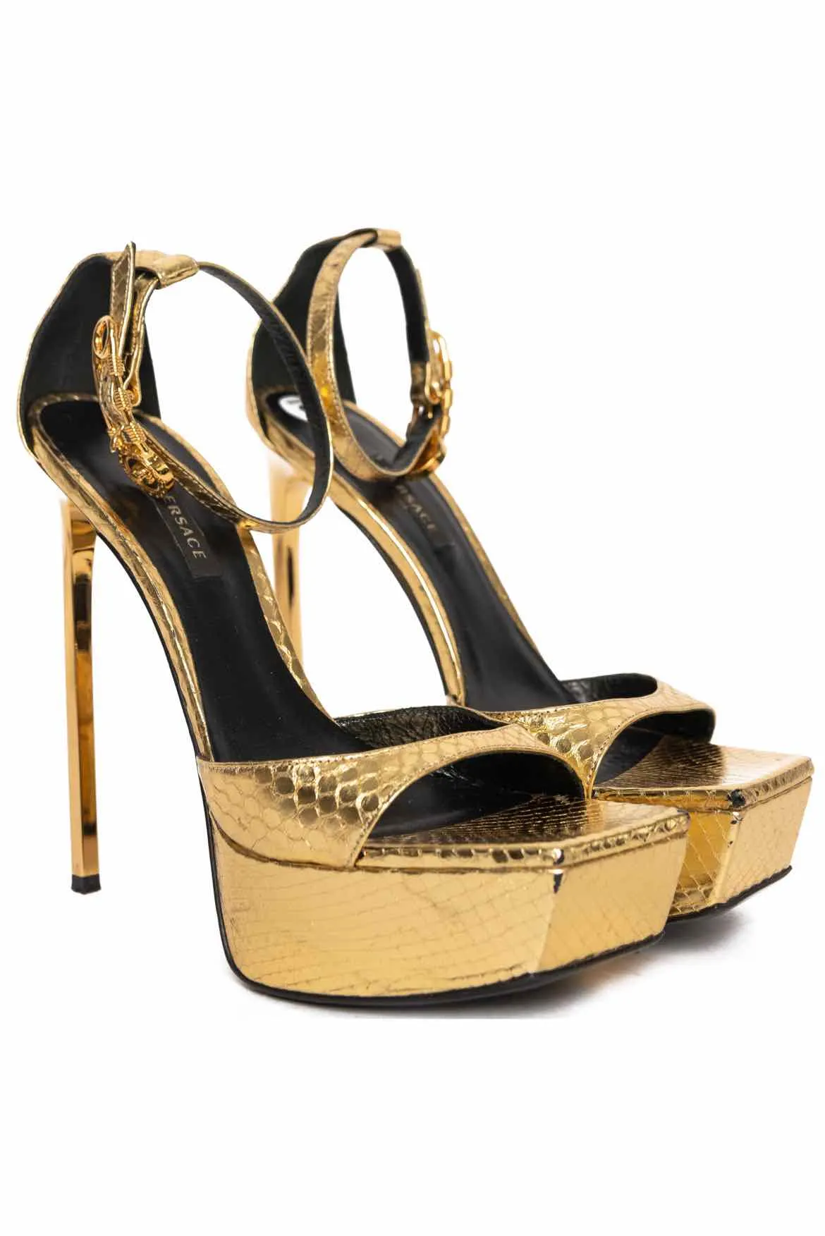 Versace Medusa Sandals in Size 38.5