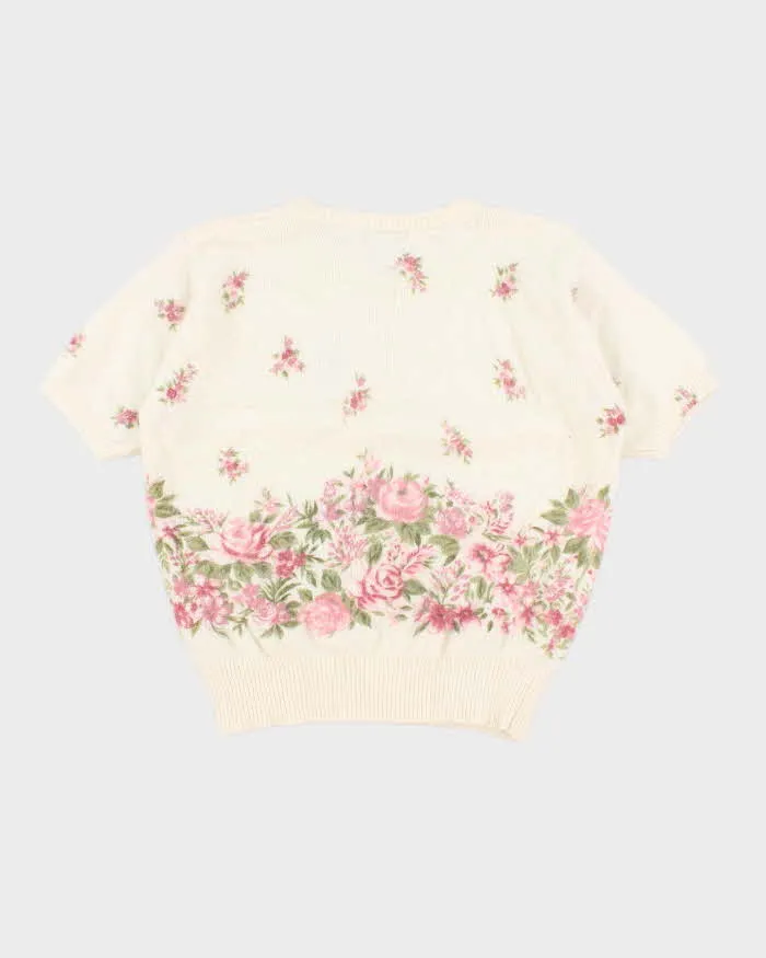 Vintage Floral Knit Tee