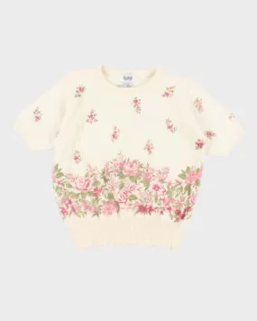 Vintage Floral Knit Tee